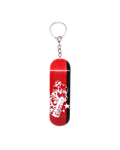 "Transparent Disk Jockey" Deck Keychain