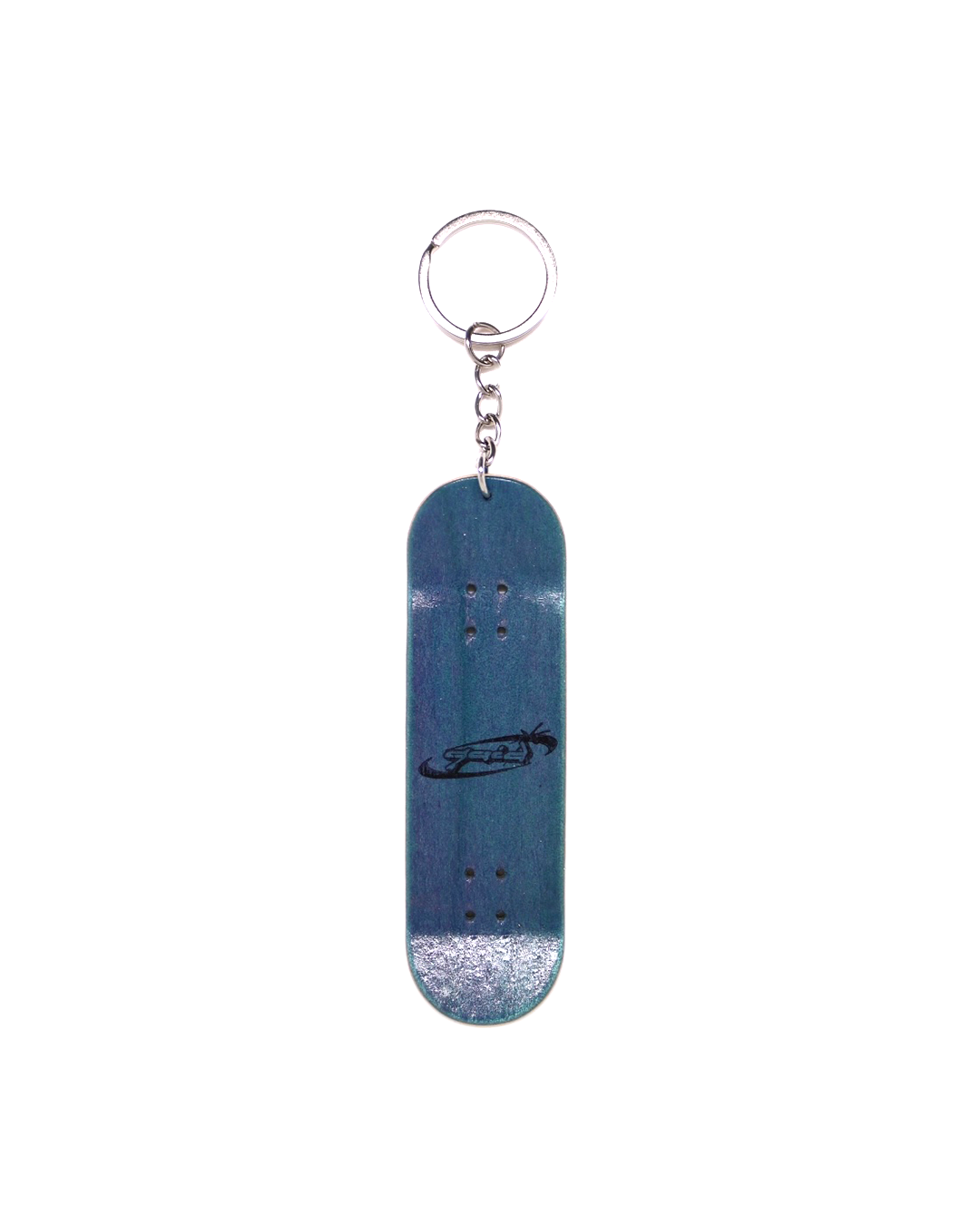 "Transparent Disk Jockey" Deck Keychain