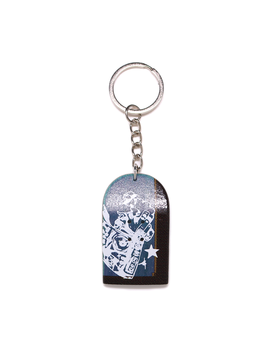 "Transparent Disk Jockey" Nose Keychain