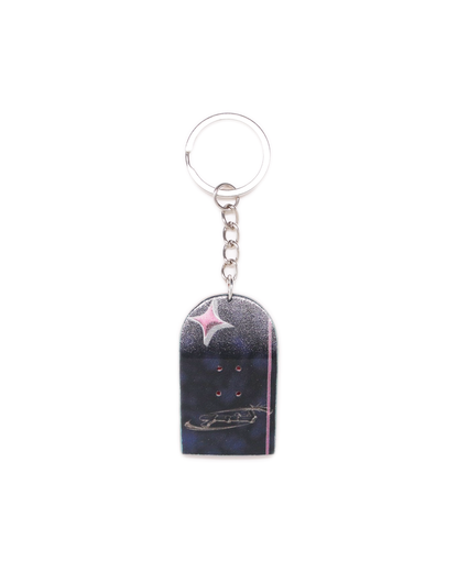 "Blue Supastar" Nose Keychain