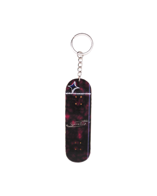 "Pink Supastar" Deck Keychain